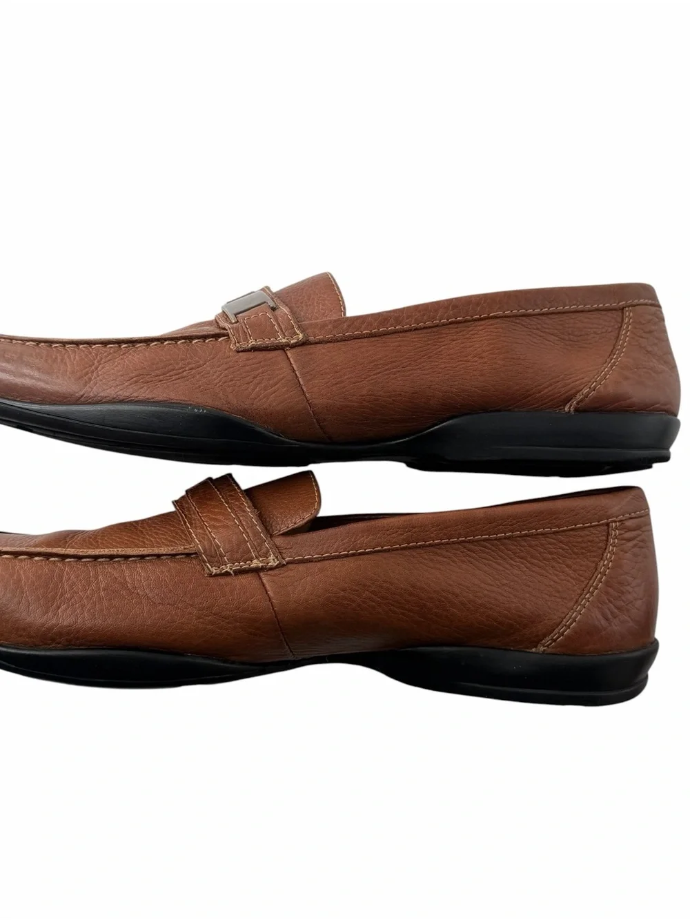 Sandro Men’s Moscoloni Leather Slip-On Classic Old Money Preppy Loafers Size 9